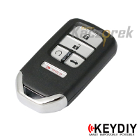 Keydiy 613 - ZB10-4+1 - surový klíč - dálkový ovladač